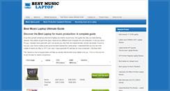 Desktop Screenshot of bestmusiclaptop.com