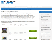 Tablet Screenshot of bestmusiclaptop.com